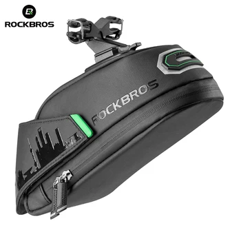 

ROCKBROS Cycling Rainproof Bicycle Bag Shockproof Bike Saddle Bag Shanghai Bicycle Rear Seatpost Panniers MTB Bike Accessories