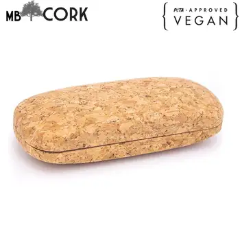 

Cork hard case for sunglasses / reading glasses L-501