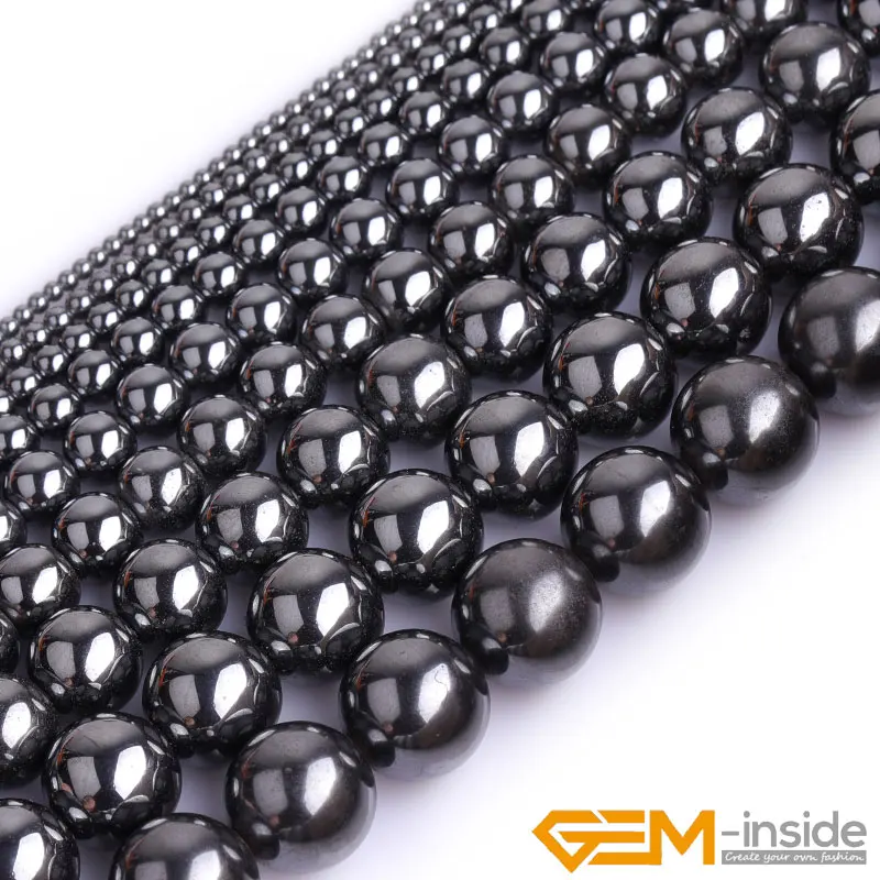Natural Black Hematite Gemstone Rondelle Heishi Spacer Jewelry Making Beads 15" 