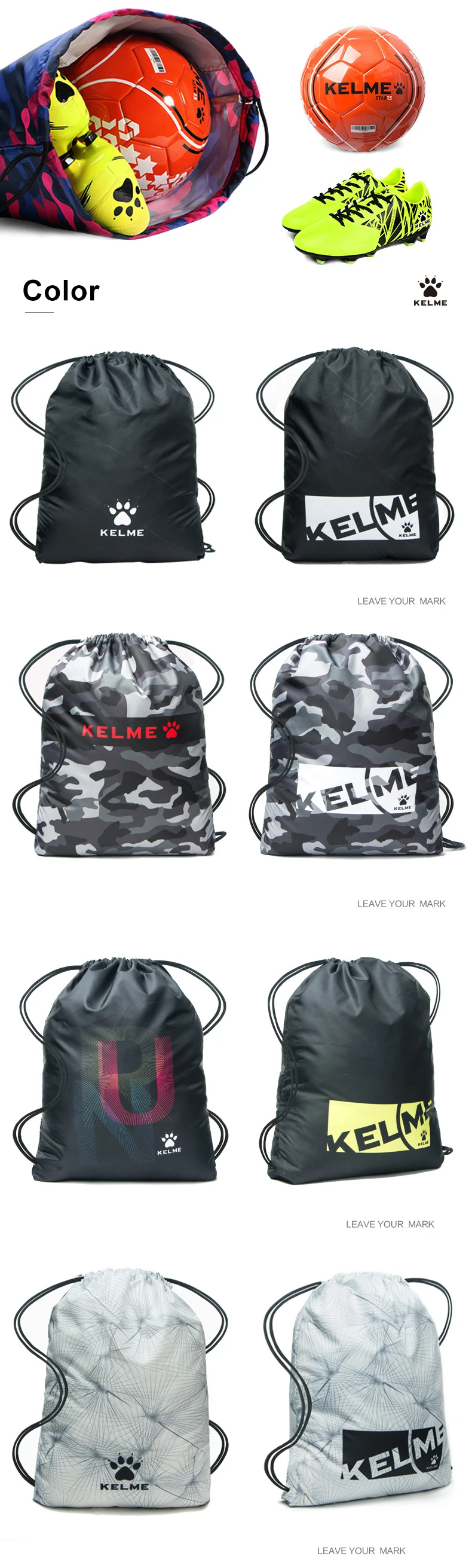 kelme soccer bag