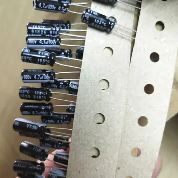 

20PCS/50PCS NICHICON VY 100V4.7UF 5X11MM Aluminum Electrolytic Capacitor vy 4.7uF/100v 105 degrees 4.7uf 100v