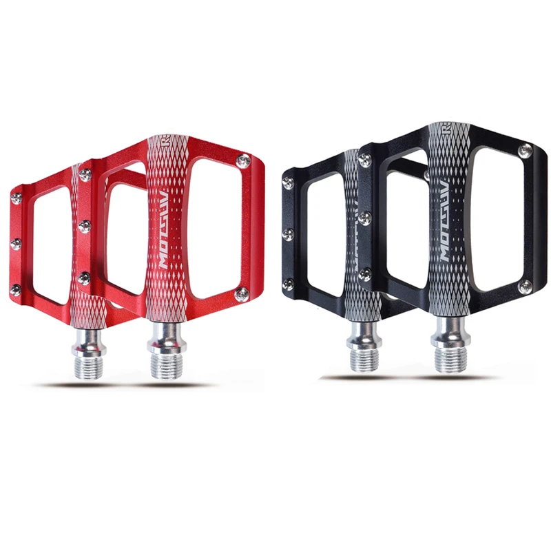 MOTSUV MTB Bike CNC Pedal Road Folding Bicycle Ultralight Aluminum Alloy Anode UD Bearing Electroplating Foot | Спорт и развлечения