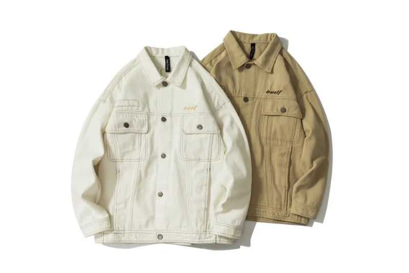 

City Where the Product 2020 Spring New Style Origional Decorative Open-line Multi-pockets Popular Brand Men Jacket