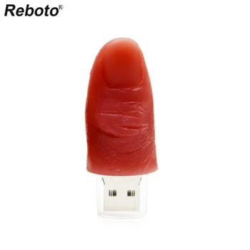 

Mini Cartoon USB Flash Drive Lifelike Finger Memory USB Stick 4GB 8GB Funny thumb Pendrive 16GB 32GB pen drive u disk usb stick