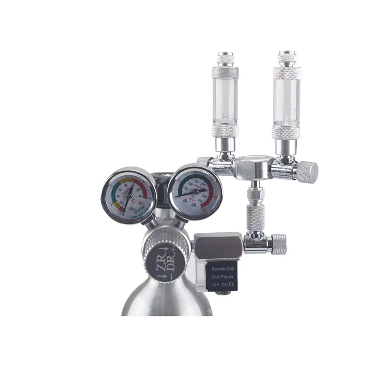 Aquarium CO2 Distributor ZRDR Aquarium CO2 Shunt Bubble Counter Control Fine-Tuning Valve Generator System