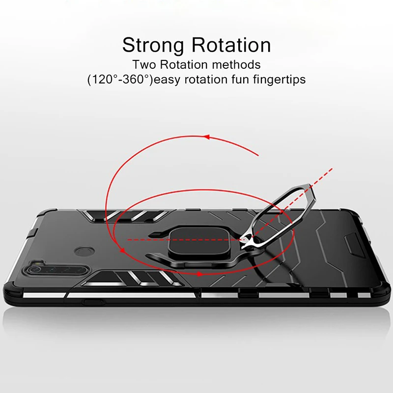 Защитный чехол для Redmi Note 8 T, чехол с магнитным кольцом, автомобильный держатель для телефона, чехол-бампер для Xiaomi Redmi Note 8 T 8 T, чехол Global