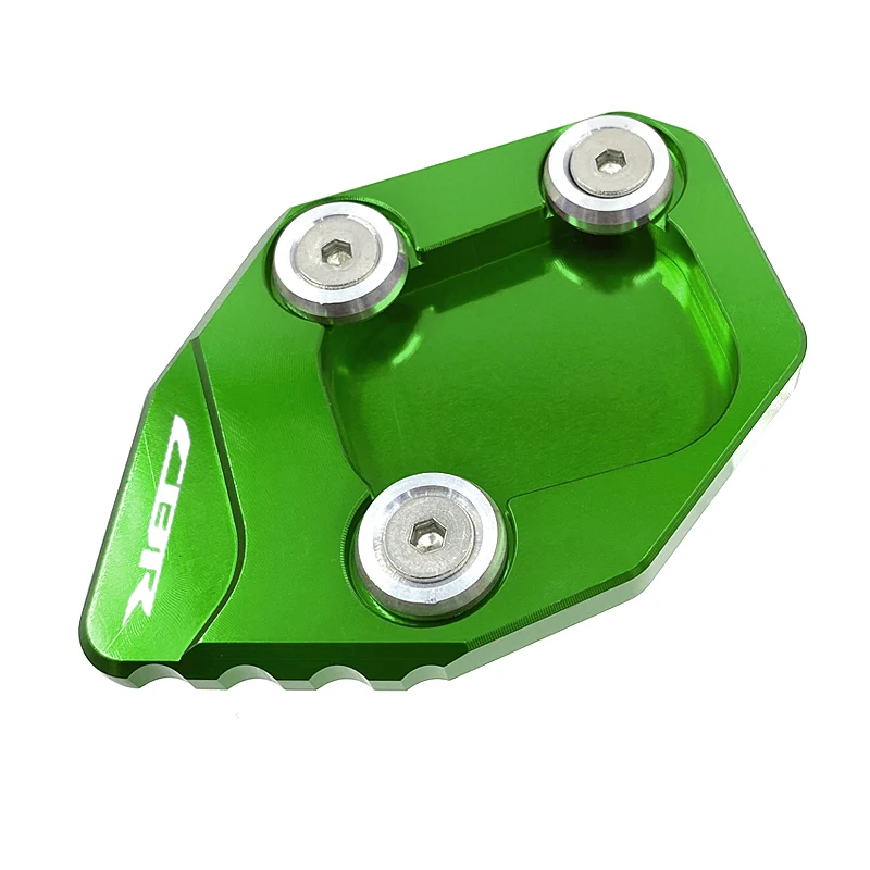 CNC Kickstand Foot Side Stand Extension Pad Support Plate For Honda CBR600RR 2007 2008 2009 2010 2011 2012 CBR 600RR CBR 600 RR (19)