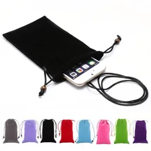 Универсальная мягкая бархатная сумка для мобильного телефона iPhone 11 Por XS Max 7 8 Plus, чехол для samsung S9 S8 Plus Redmi Note 7 Note 5