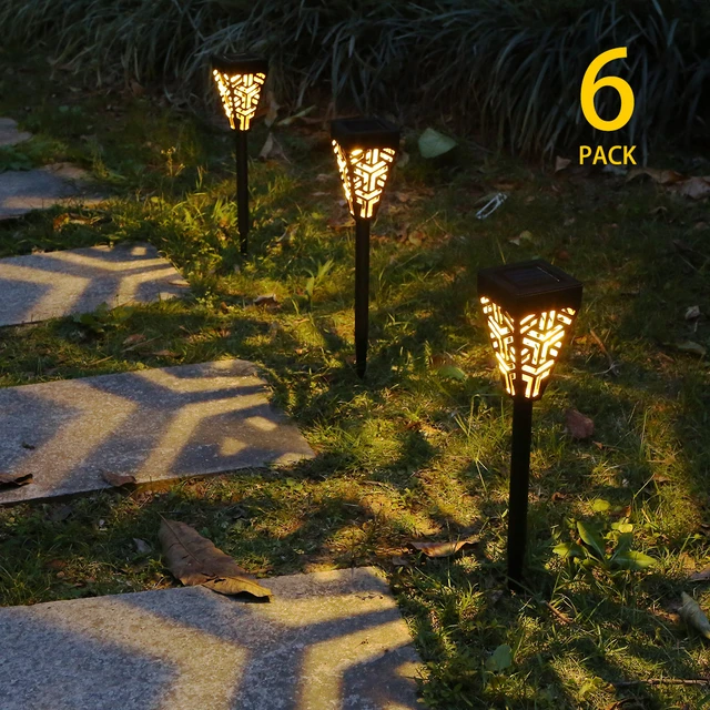 6 Pièces/2 Pièces Lampe Solaire Pour Chemin Extérieur, Lampe De Jardin  Étanche, Lampe De Pelouse, Éclairage De Décoration De Paysage Solaire, Pour  Cour/jardin/aménagement Paysager/trottoir/patio/voie De Jardin/lumière  Extérieure À Led Pour Pelouse