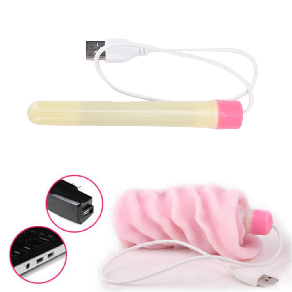 USB Heating Rod Bar Masturbator Cup Warm Stick Vagina Warmer Torch Erotic Sex Toys for Couples Adult Products Sex Shop