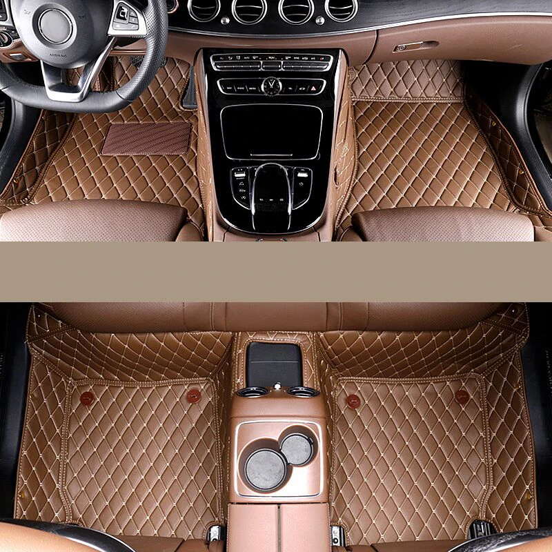Lsrtw2017 кожаные автомобильные коврики для mercedes benz E class w212 w213 2010 2011 2012 2013 w211