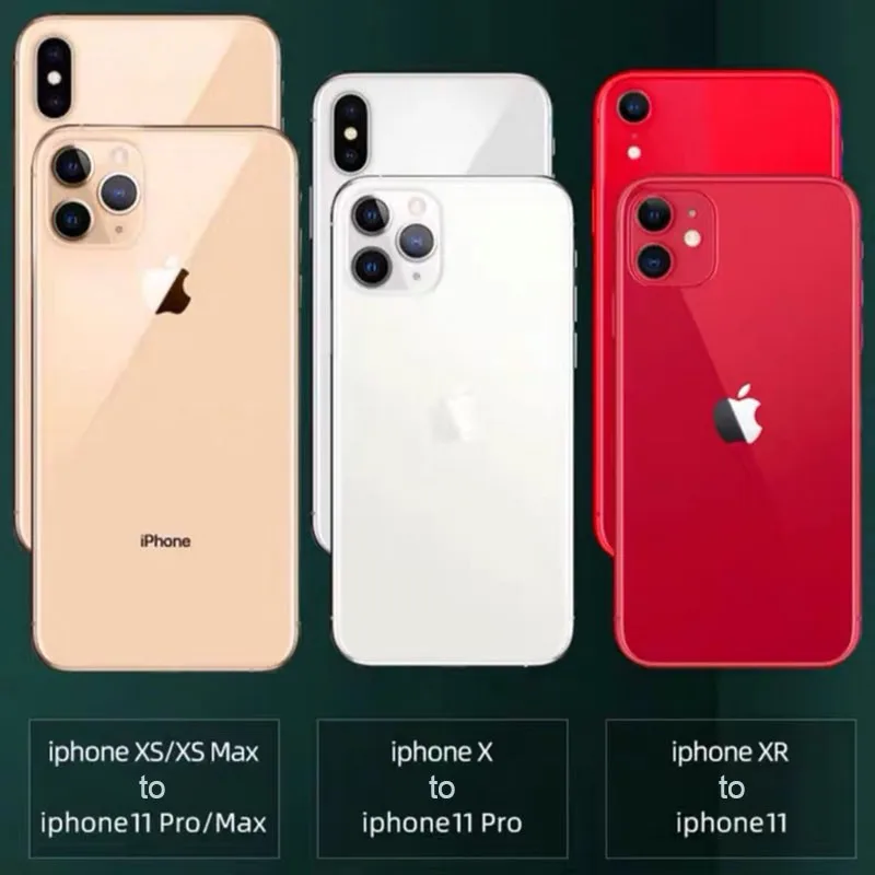Защитная пленка из ПВХ для iPhone X XS Max Замена на iPhone 11 11 Pro Max задняя пленка чехол мягкий ПВХ защитный чехол для экрана