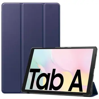 

Solid Case For Samsung Galaxy Tab A7 2020 T500/T505 Flip Trifold Stand Cover Smart Sleep Wake Capas