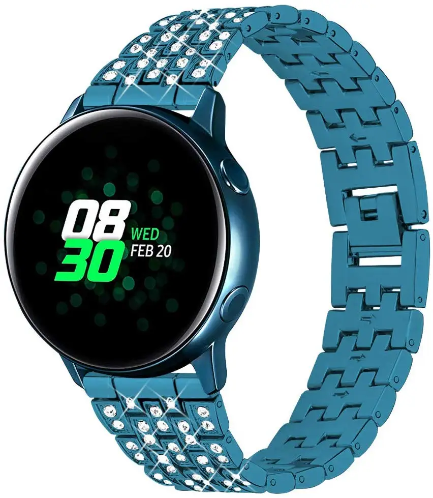 Роскошный ремешок для Amazfit GTS Браслет Bling diamond ювелирный ремешок для Huami Amazfit Bip Lite GTR 42 мм ремешок для наручных часов