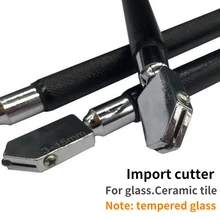 Черный Простой Профессиональный стеклорез роликовый нож резак Алмазный стеклянный нож ручной напольный плиточный резак бытовой полезный