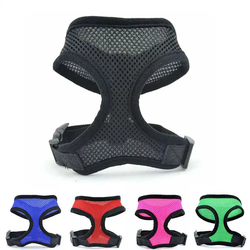 

Pet Dos Cat Harness Vest Rope Adjustable Comfort Soft Breathable for Puppy Small Dog Cat Vest Harness Walking and Training