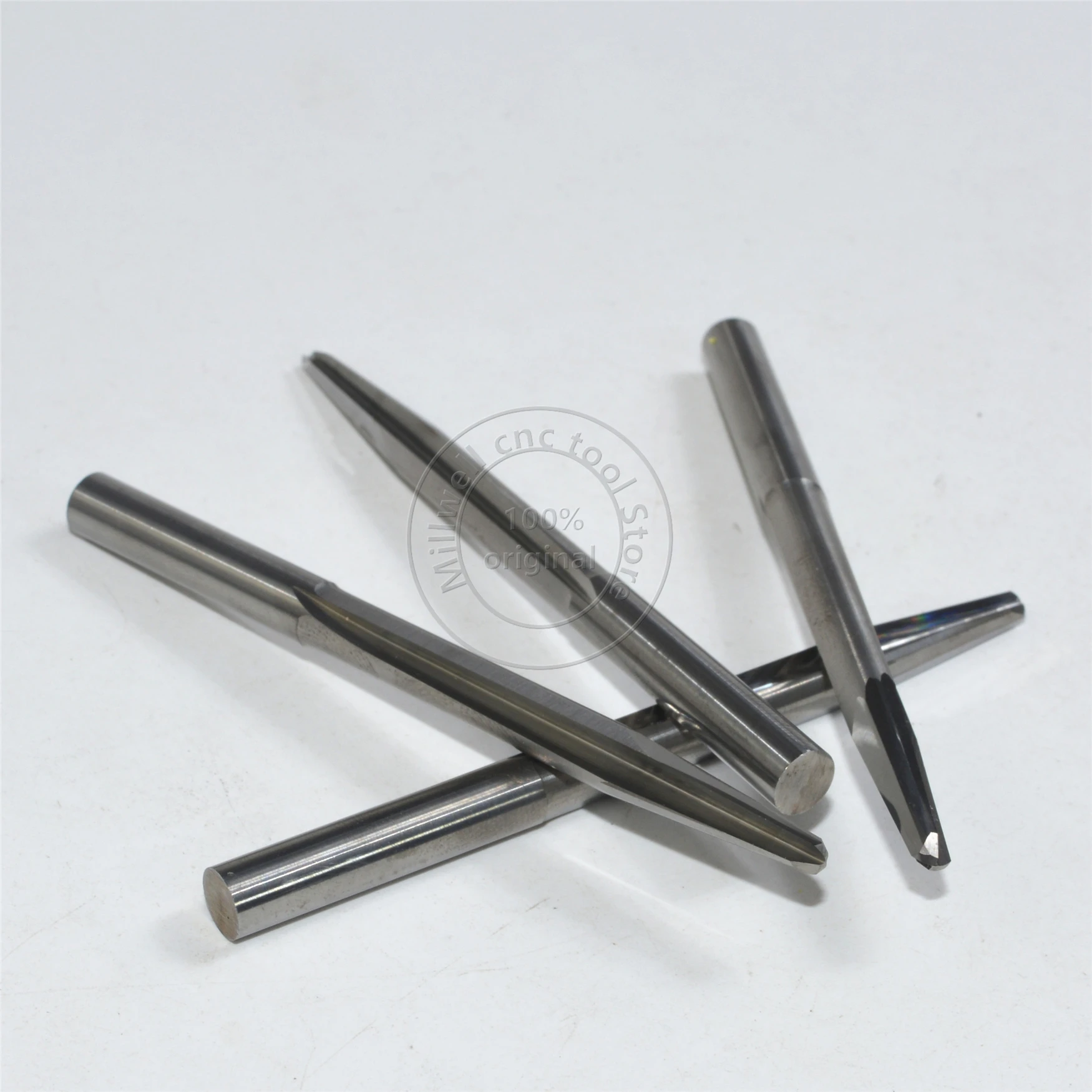 5 PCS-6mm* R2* 80L, ЧПУ твердосплавный концевой фрезы, деревообрабатывающий вставной фрезы, со скошенным шариковым наконечником концевой фрезы, глубокий рельеф, ПВХ, МДФ