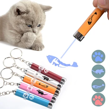 

Amazingly Cat Toy Creative and Funny Pet Cat Toys LED Pointer light Pen With Bright Animation Mouse