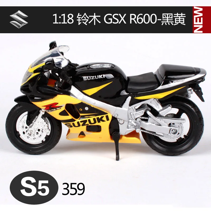 Maisto 1:18 SUZUKI мотоцикл металлическая модель игрушки для детей подарок на день рождения Коллекция игрушек
