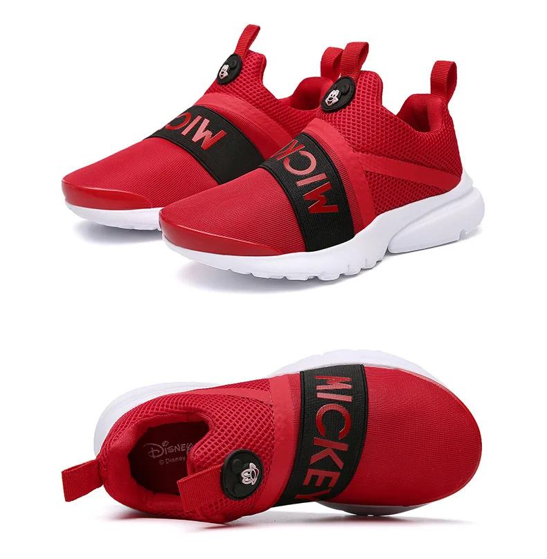 Disney children's sports shoes new autumn cartoon Mickey children's one foot boy's running shoes tide girls shoes