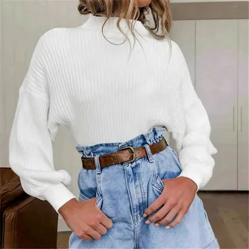 

Largest wholesaler Fashion stand collar solid top zc3462 white