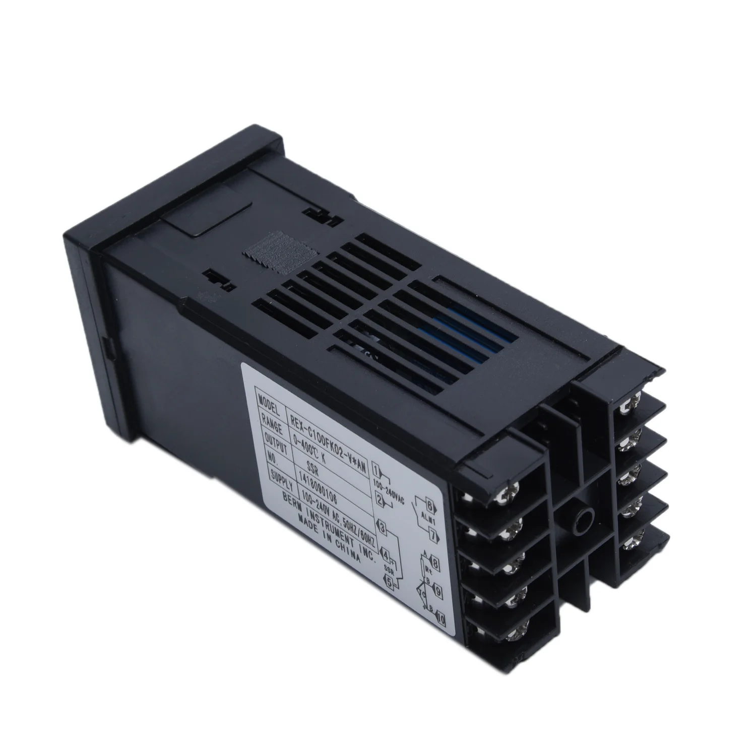 Цифровой 220V AC PID REX-C100 регулятор температуры Max.40A SSR K термопара
