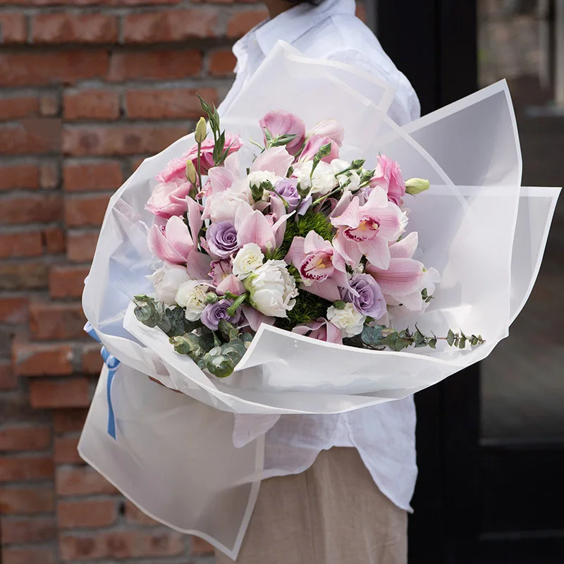 60cm/ Roll Candy Color Flower Wrapping Paper Rose Wedding Christmas Decoration Bouquet Packaging Material-35 | Дом и сад