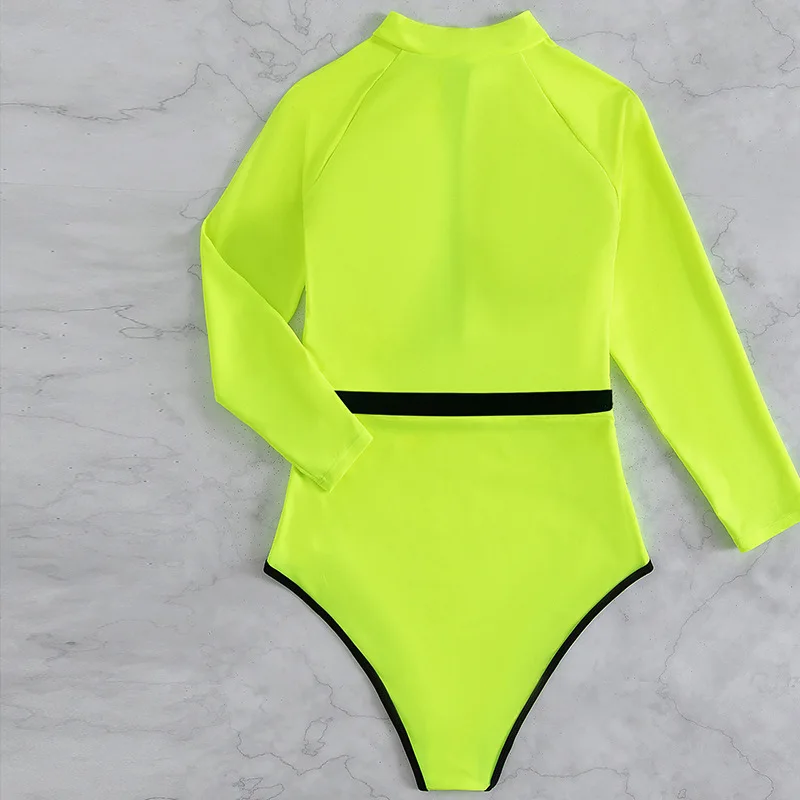 Long sleeve Swimsuit Rashguard Women Surfing Swimwear Surfing Diving swimming diving suit women Bodysuit Rash Guard rash guard surfing swimsuit