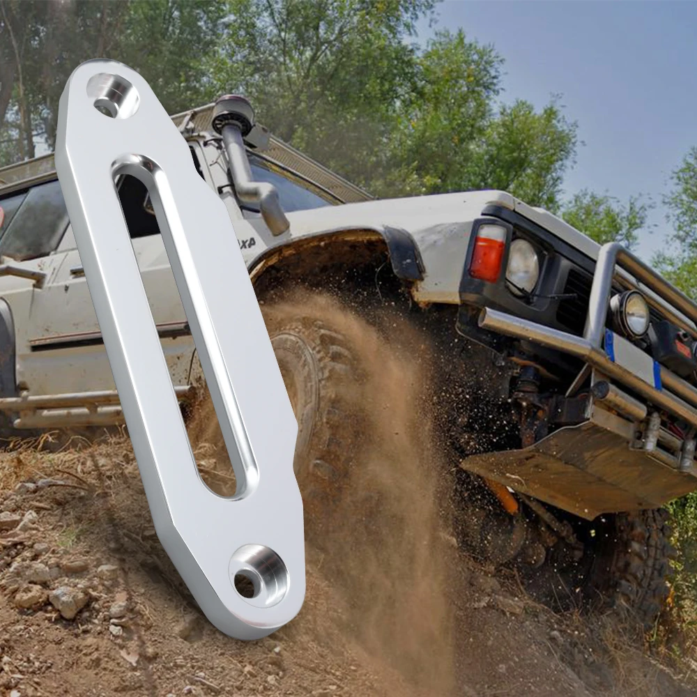 Zeepin 13000lbs лебедка направляющая хоз алюминиевый Fairlead для бездорожья 4WD 12 мм синтетическая лебедка веревка износостойкая гладкая новейшая