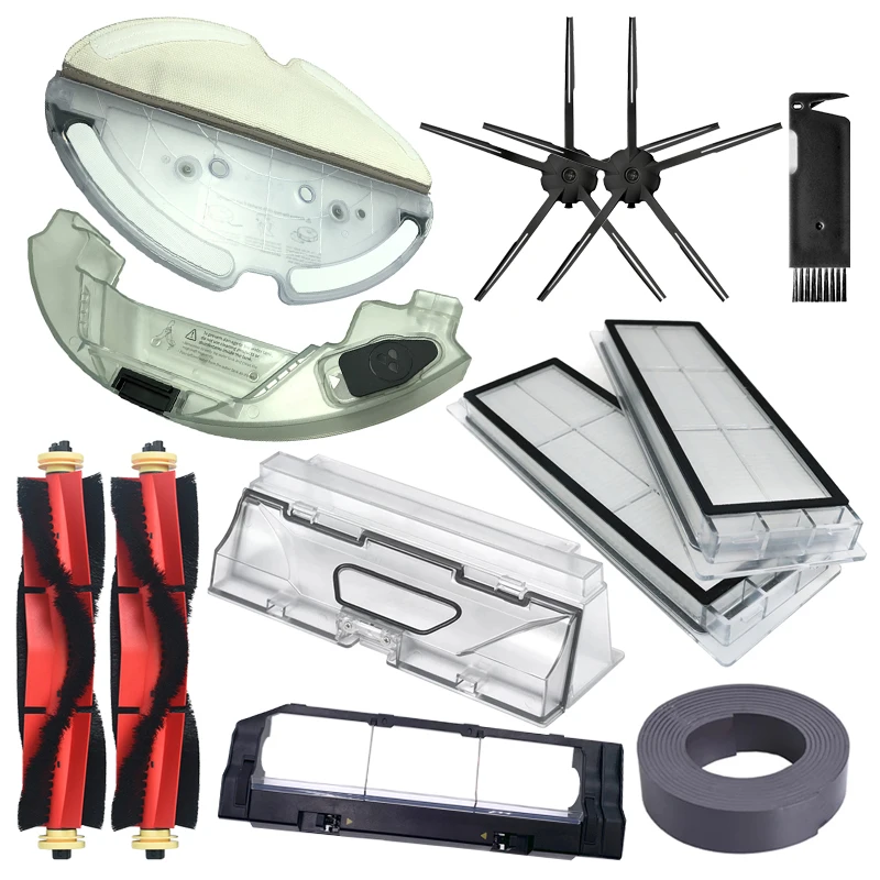 

HEPA Filter Main Brush Mop Cloth Side Brush Water Tank Dust Box For XiaoMi Roborock s5 Max s6 MaxV s6 Pure Vacuum Spare Parts