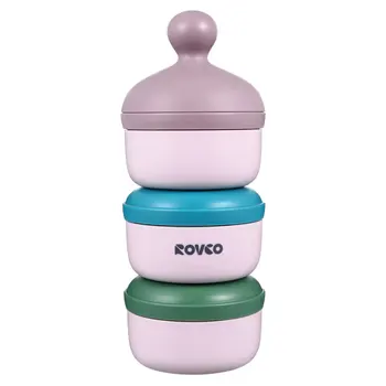 

1pc Essential Cereal Case Milk Powder Boxes Food Storage Box Cartoon Food Case for Infant Baby Travel Kids