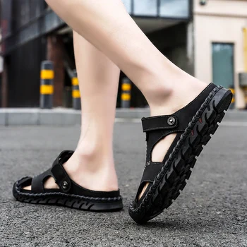 

slipper slippers mens sandalias big sandals breathable playa mesh work casual Man Light man blade blancos shoes beach hombre on