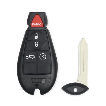 KEYYOU Caso Chiave di Ricambio Per Jeep Grand Cherokee Chrysler 300 Town & Country Dodge Challenger Charger Viaggio Fob - KEYYOU Caso Chiave di Ricambio Per Jeep Grand Cherokee Chrysler 300 Town Country Dodge Challenger