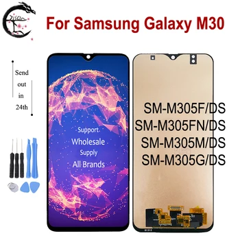 

6.4" OLED LCD For SAMSUNG Galaxy M30 2019 M305 Display SM-M305FN/DS M305F M305M M305G LCD Screen Touch Sensor Digitizer Assembly