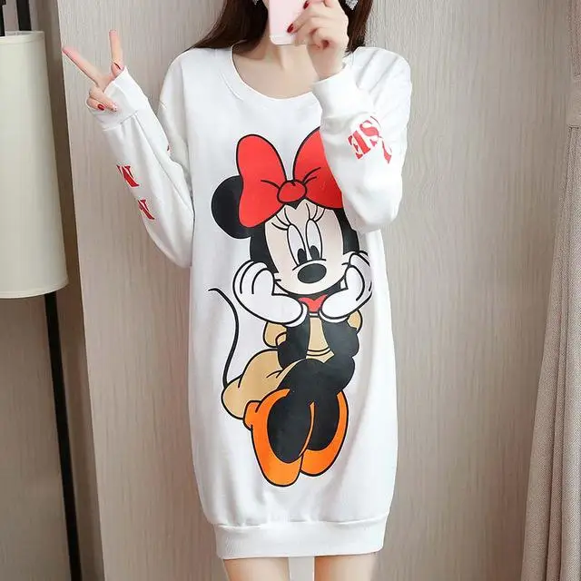 vrj 1f116 868 white Больше размера d Толстовка Новая мода мультфильм печати толстовки женский свитер с забавной надписью одежда размера плюс хипстер женская уличная одежда - Цвет: vrj 1f116 868 white
