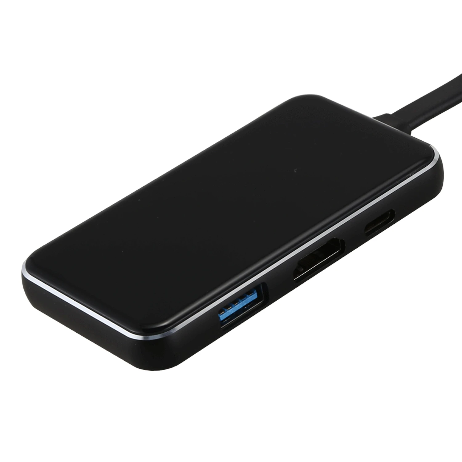 5 в 1 стекло зеркало тип-c концентратор USB C адаптер с Hdmi, PD зарядный порт, 3 USB 3,0 порта, совместимый для Macbook Pro