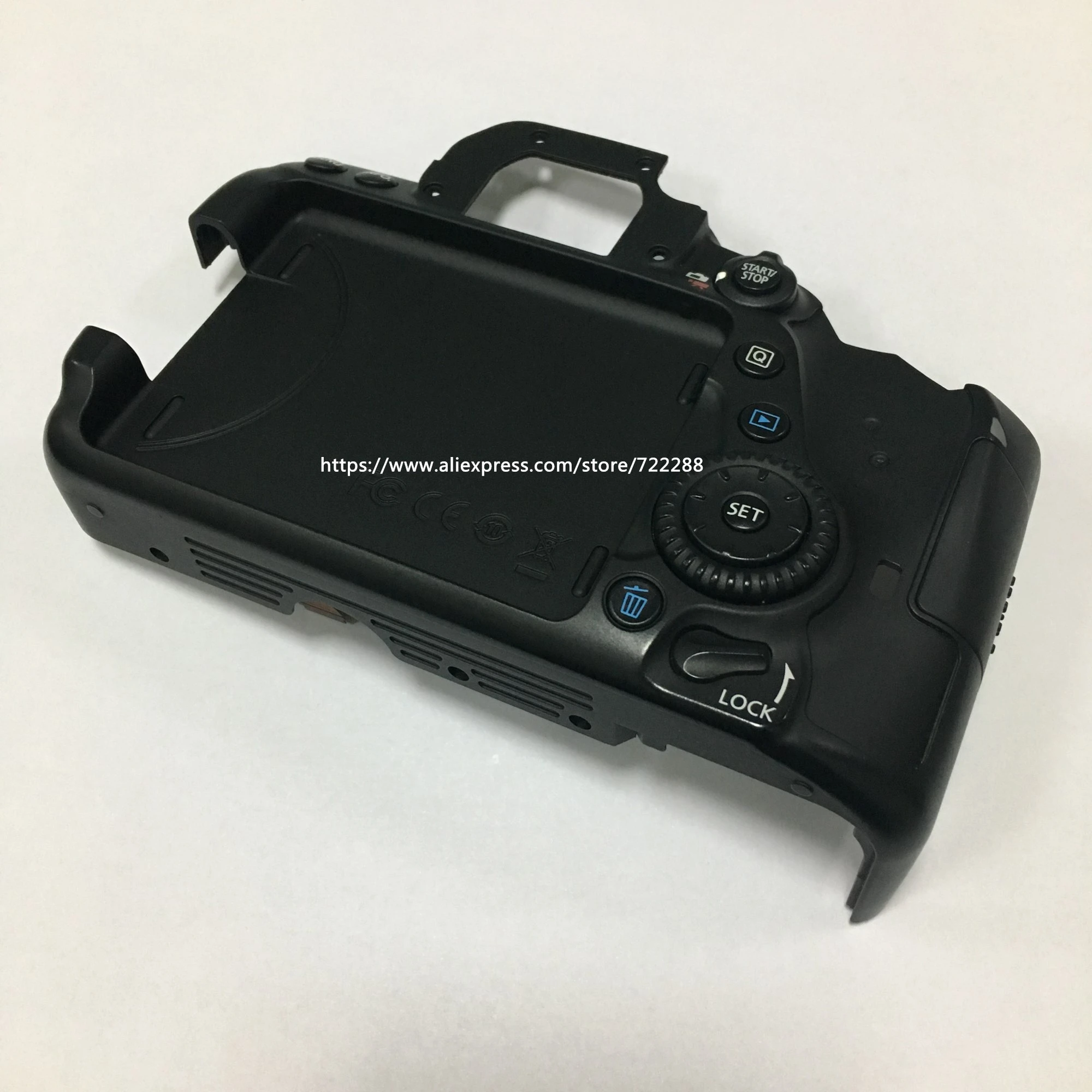 Repair Parts For Canon EOS 80D Back Cover Case Assy Rear shell Unit With  Menu Button Cable
