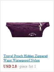 CONEED Fashion Waist Packs Unisex Sports Waterproof Belt Multi-Function Bag Zipper Messenger Bag Pouch Run Chest Waist Bag