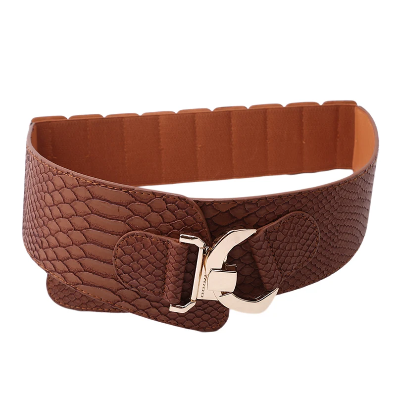 Retro wide belts for Women Loose wide 
