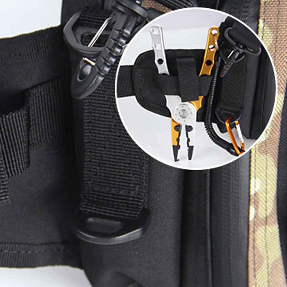 Clasp Design Protective Unisex Lure Storage Portable Waist Pack Multipurpose Fishing Bag Waterproof Outdoor Adjustable Strap