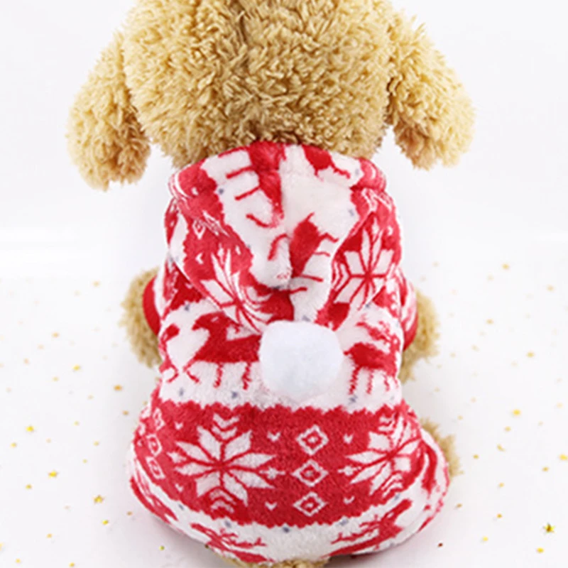 Флисовый комбинезон для собак мягкий собачий костюм для собак пижамы теплое зимнее пальто для собаки куртка щенок комбинезоны для животных Одежда для собак - Цвет: 4