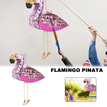 

Big Pinatas Flamingo Children Birthday Party Toys Foil Pinata Props Fillable Party Beating Props Party Supplies Decoration Game