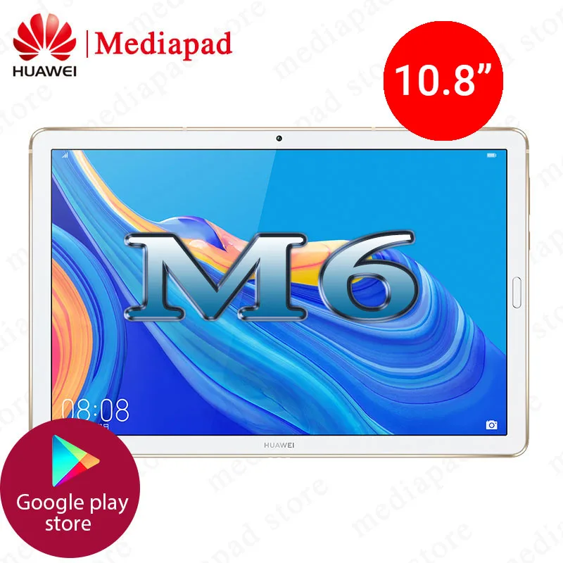 Оригинальный huawei Mediapad M6 10 8 дюймов 4 Гб 64 Гб/128 планшетный ПК Kirin 980 Восьмиядерный