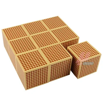 

Montessori material Montessori material International version 9PCS 1000-point cube cubes Early childhood teaching aids