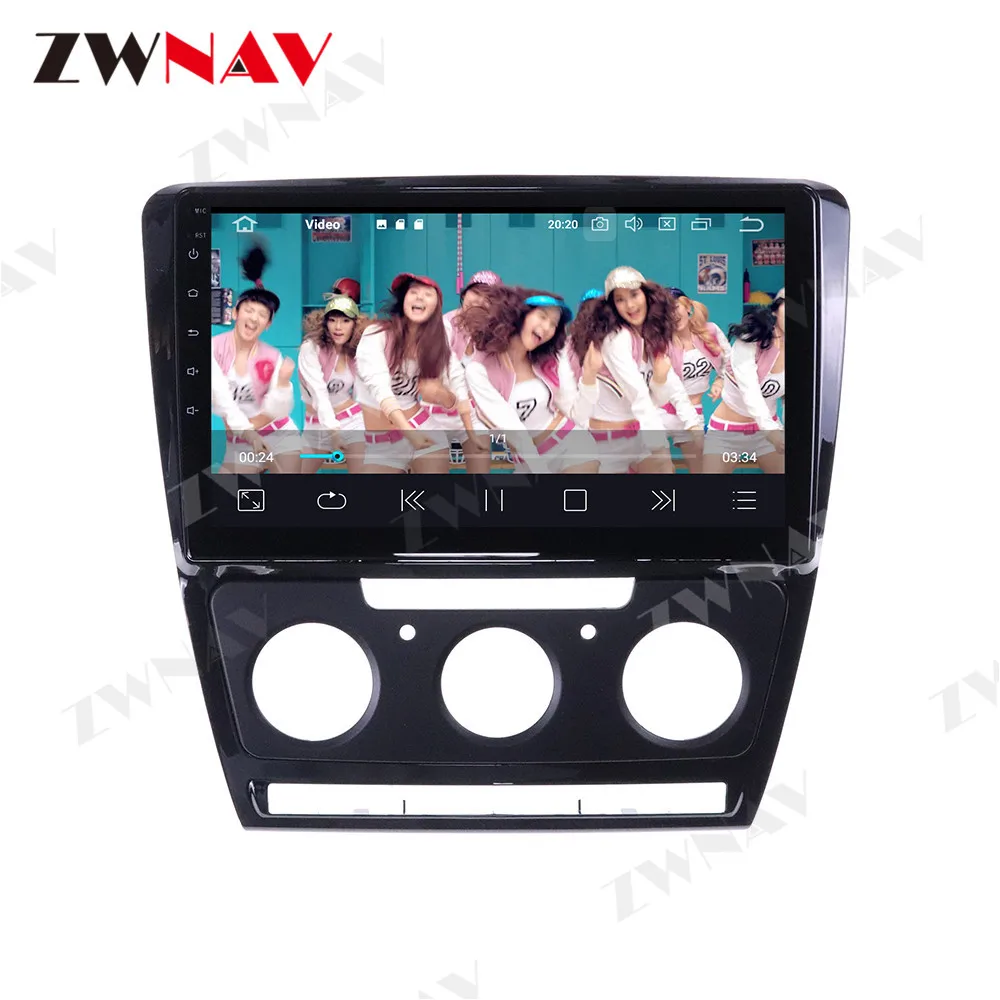 

ZWNAV 2din Android Car Radio Multimedia Video Player GPS Navigation For Volkswagen SKODA Octavia 2 A5 2008-2013 Head Unit 2 din