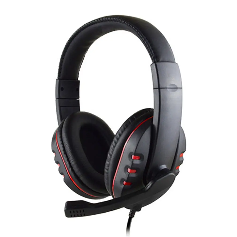 Wired Gaming Headset Deep Bass Game Earphone Professional Computer Gamer Headphone With HD Microphone For Computer photo