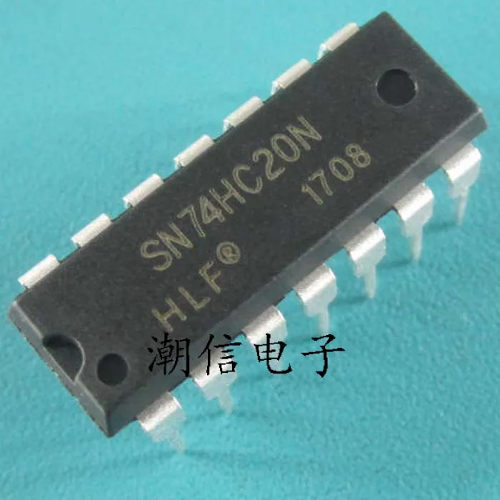 SN74HC20N DIP-14 пар 4 входа nand gate