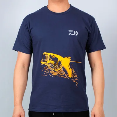 DAIWA одежда для рыбалки с защитой от ультрафиолета Влагоотводящая дышащая рубашка с коротким рукавом для рыбалки Camisas Pesca без логотипа XS-5xl