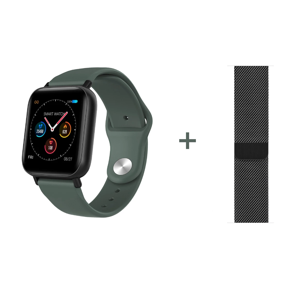 Docooler Q10 Смарт-часы для мужчин и женщин полный сенсорный экран Smartwatch IP67 Водонепроницаемый спящий мониторинг сердечного ритма кровяного давления
