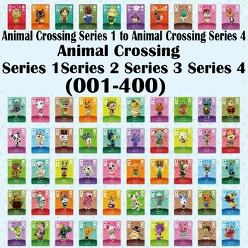 

400pcs Animal Crossing Card Amiibo Card Work for Switch NS Games Series Cards Customized CardSeries 1 to Series 4 (0 to 400)